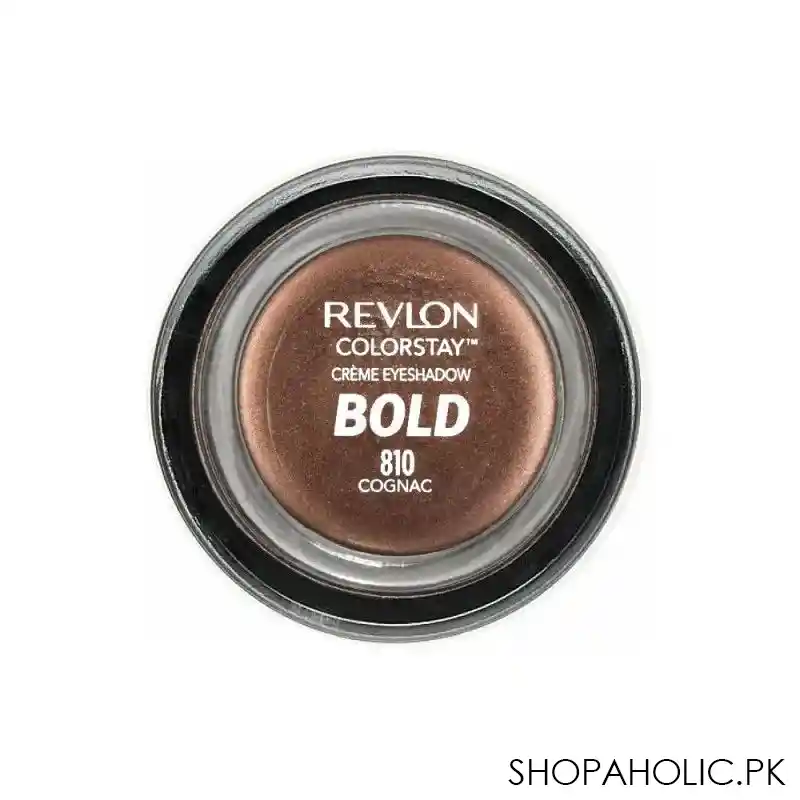 revlon colorstay creme eyeshadow, 810 cognac image2