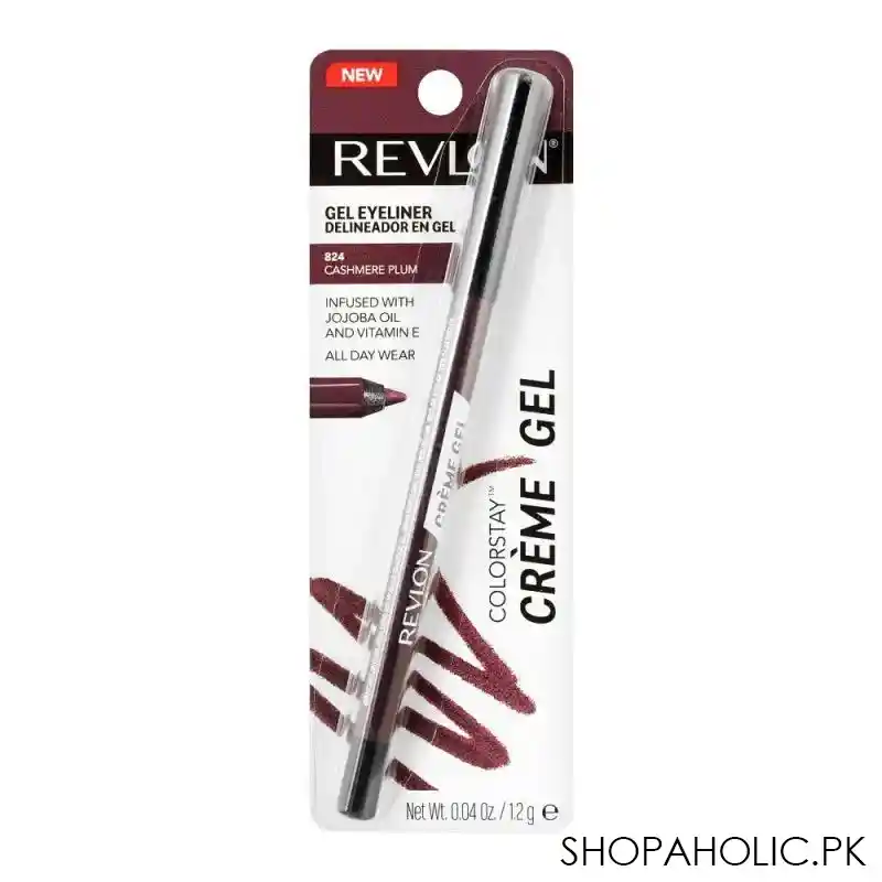 revlon colorstay creme gel eye liner, 824 cashmere plum main image