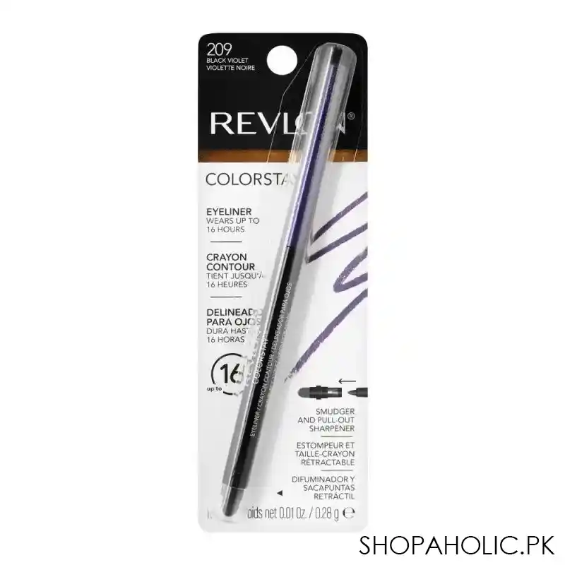 revlon colorstay eyeliner, 209 black voilet main image