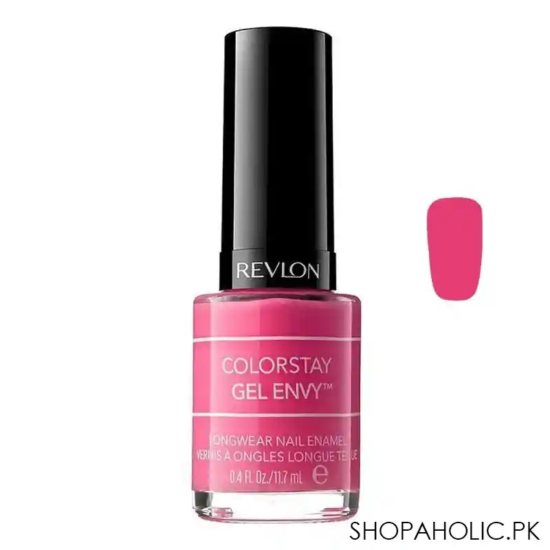 revlon colorstay gel envy nail enamel, 120 hot hand, 11.7ml main image