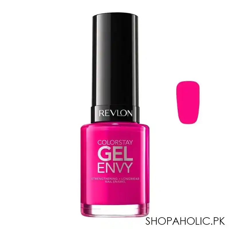 revlon colorstay gel envy nail enamel, 405 berry treasure, 11.7ml main image