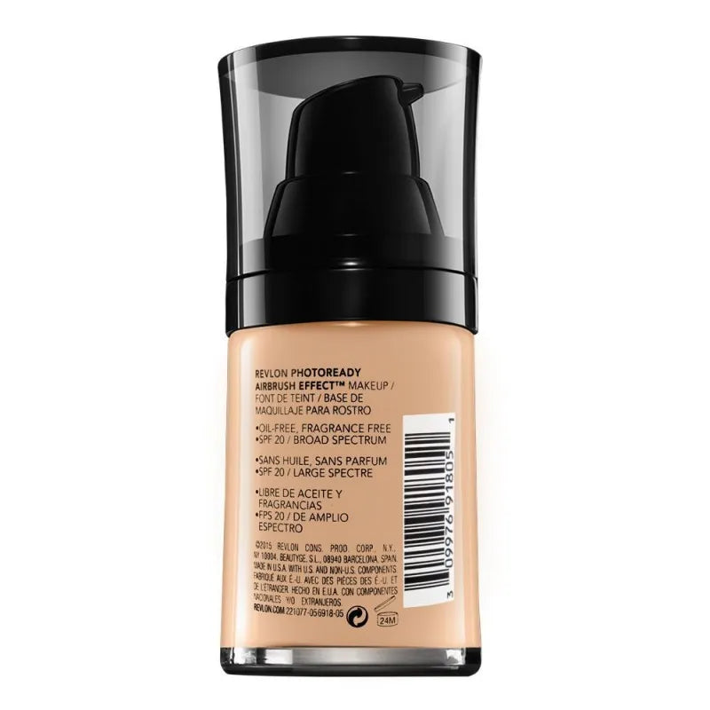 revlon photoready airbrush makeup, 30ml, 005 natural beige image2