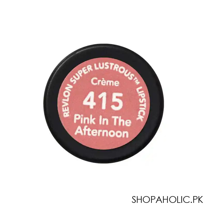 Revlon Super Lustrous Creme Lipstick, 415 Pink In The Afternoon - Image 2