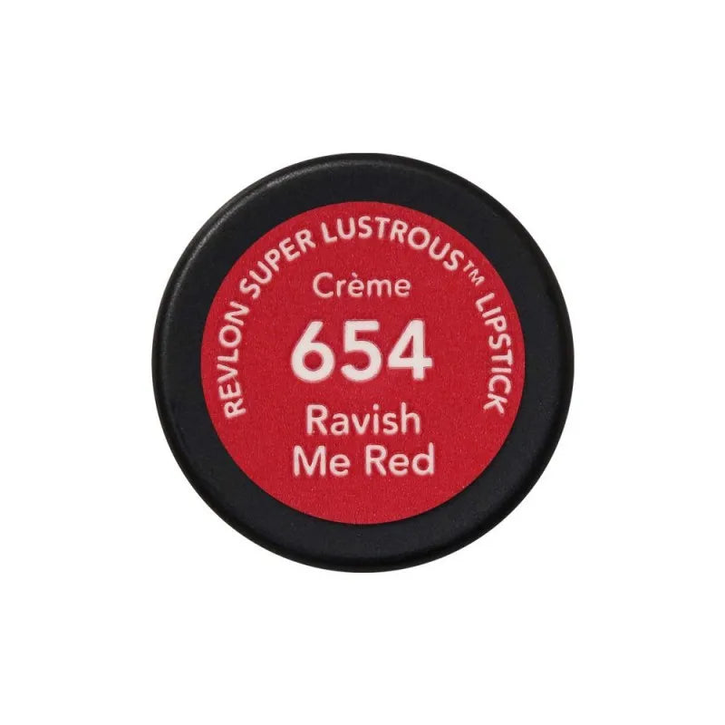 revlon super lustrous creme lipstick, 654 ravish me red image3