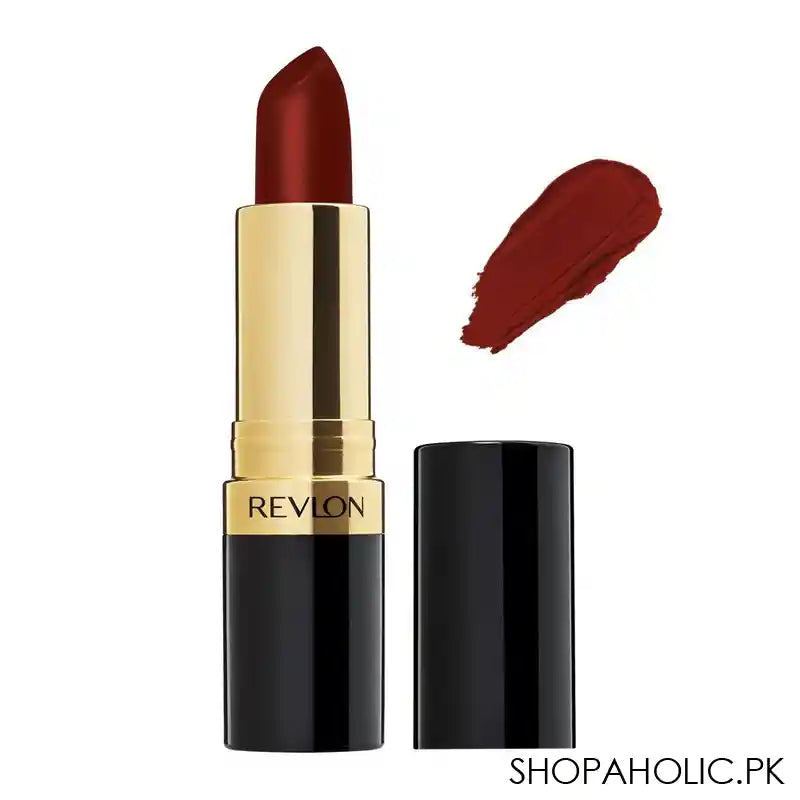 Revlon Super Lustrous Matte Lipstick, 004 Retro Red - Main Image