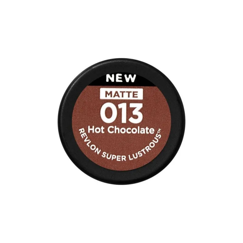 revlon super lustrous matte lipstick, 013 hot chocolate image3