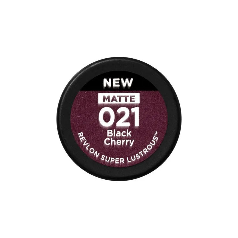 revlon super lustrous matte lipstick, 021 black cherry image3