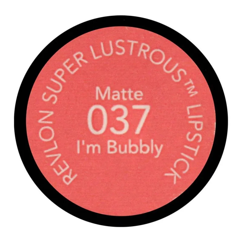 revlon super lustrous matte lipstick, 037 i'm bubbly image3