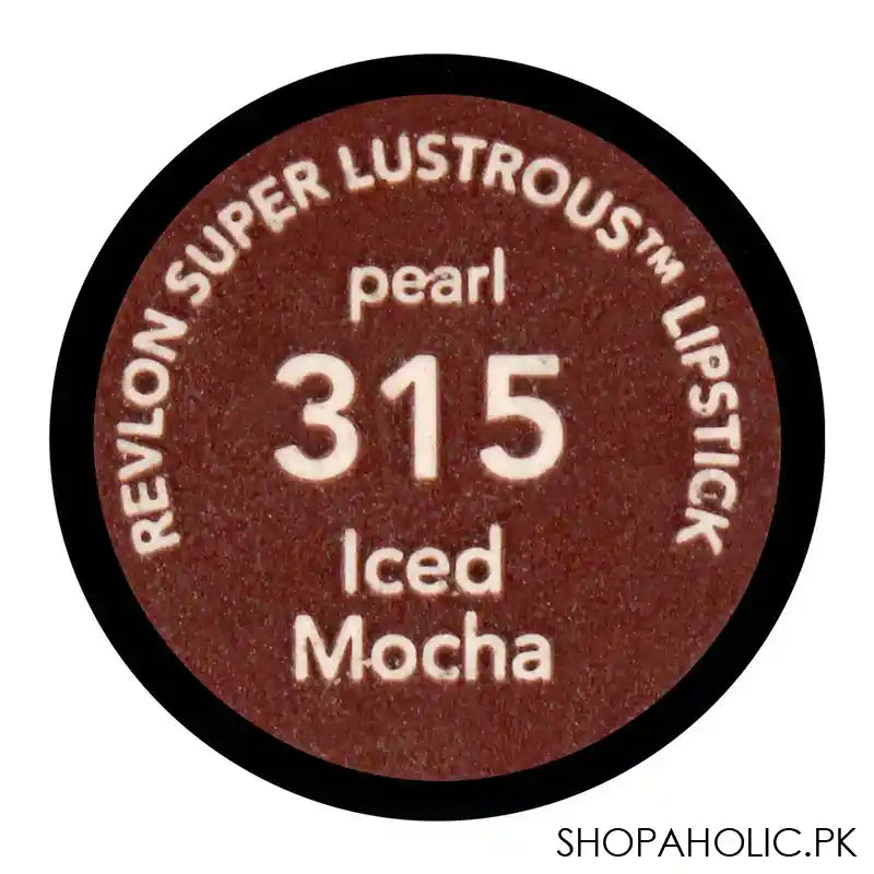 Revlon Super Lustrous Pearl Lipstick, 315 Iced Mocha - Image 3