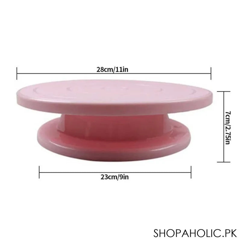 revolving cake turntable stand image5