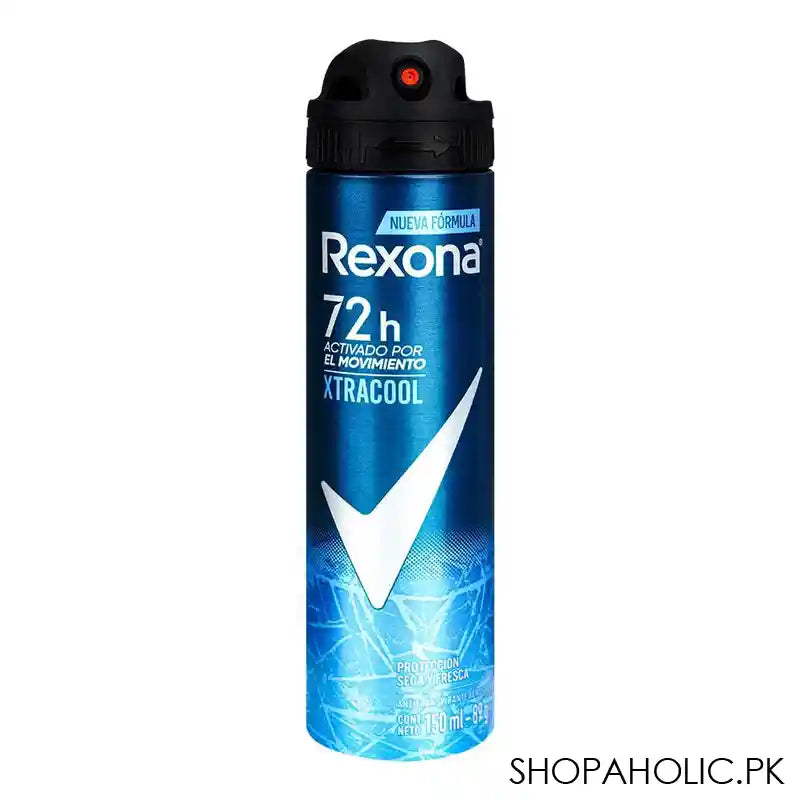 Rexona Men Xtra Cool 72H Motion Activated Deodorant Spray, For Men, 150ml - Main Image