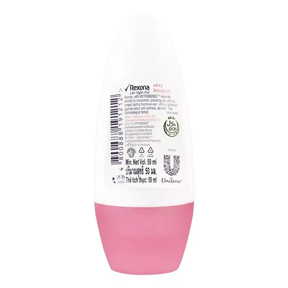 rexona motion senses sexy bouquet roll on deodorant, 50ml image2