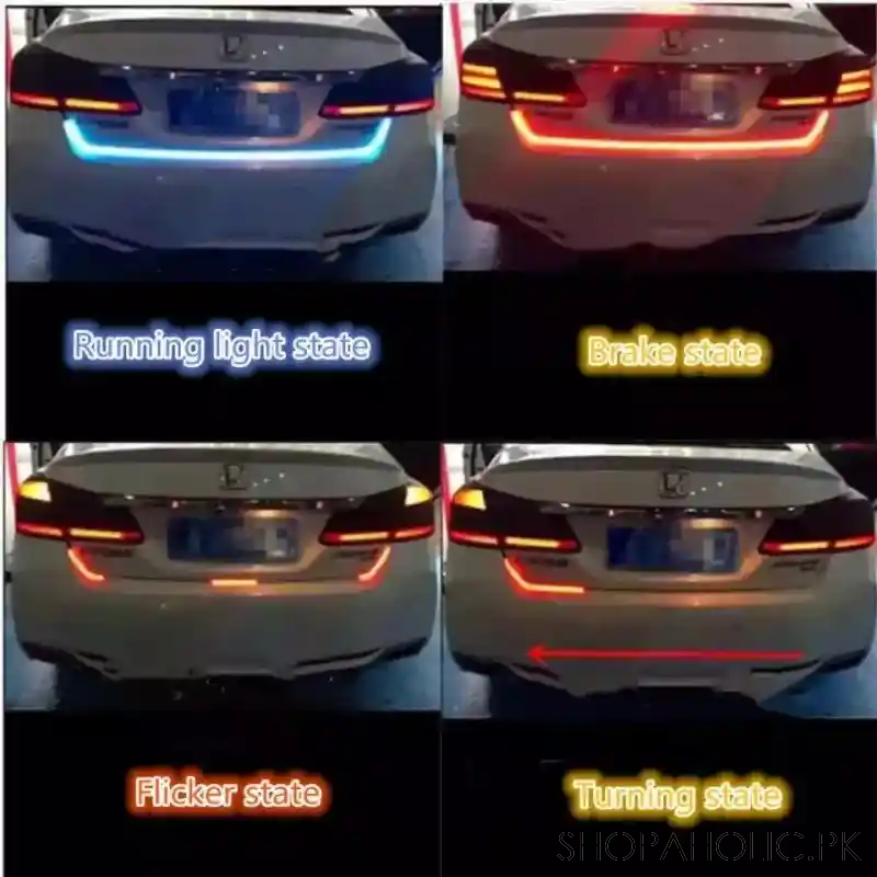 rgb multi color car signal warning strip light main image