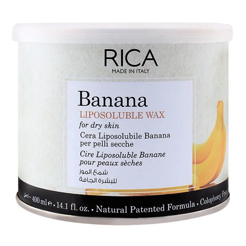 rica banana dry skin liposoluble wax 400ml main image