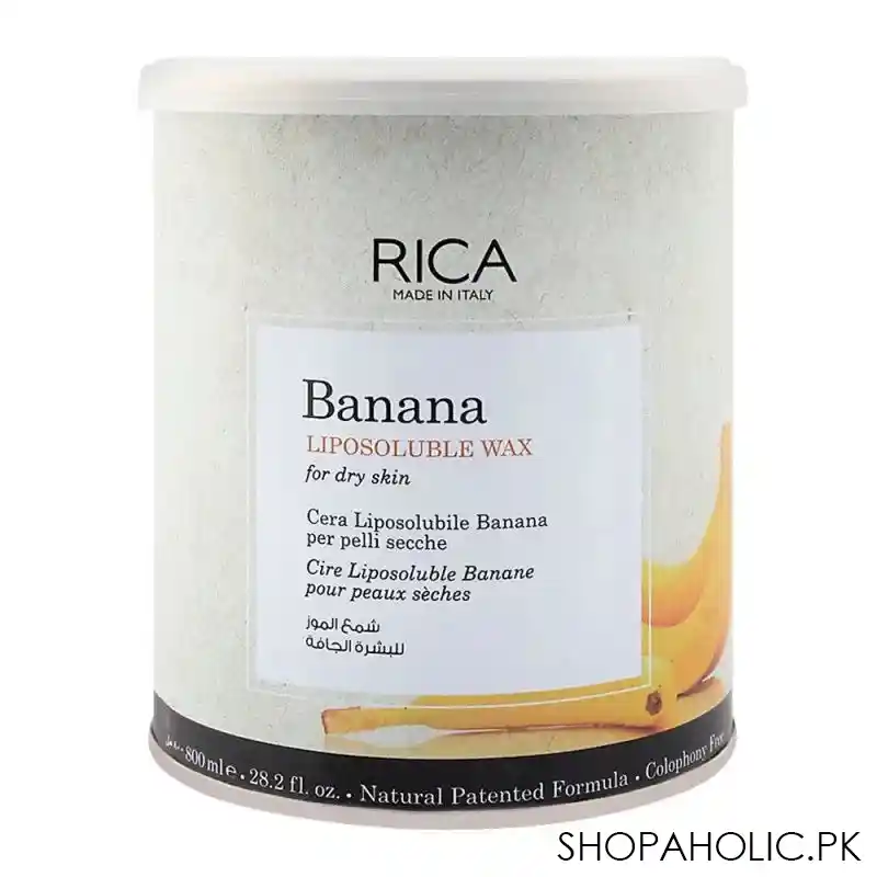 rica banana dry skin liposoluble wax 800ml main image