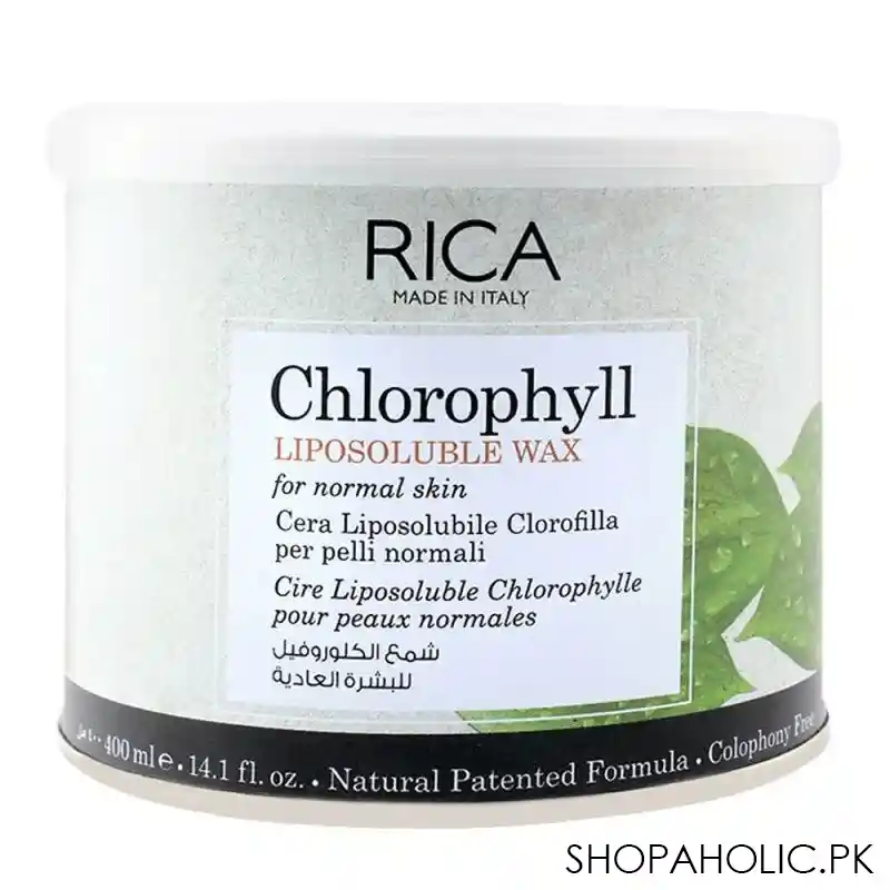 rica chlorophyll normal skin liposoluble wax 400ml main image