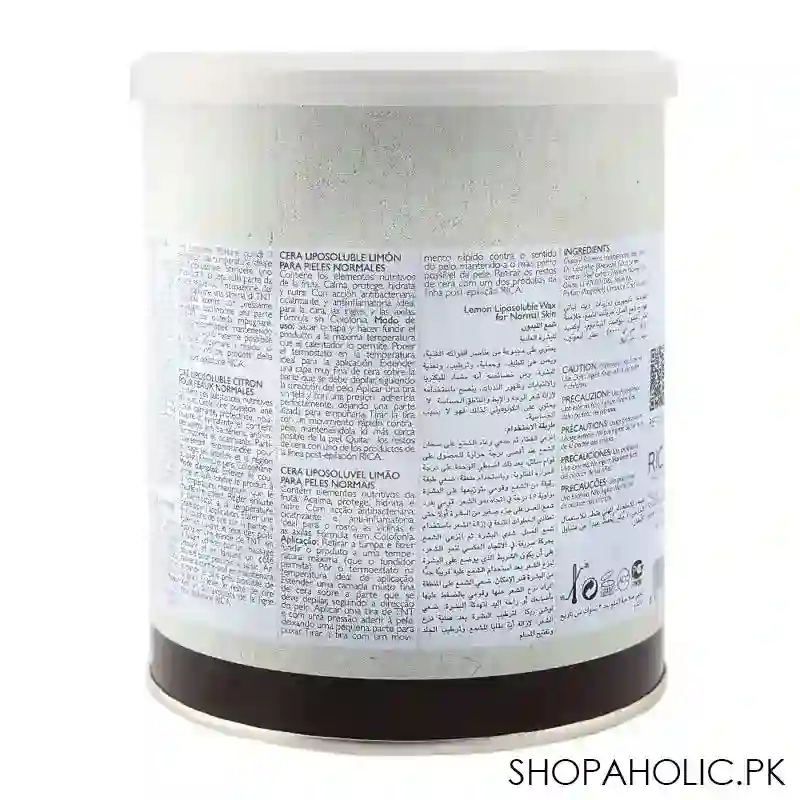 rica lemon normal skin lisposoluble wax 800ml image2