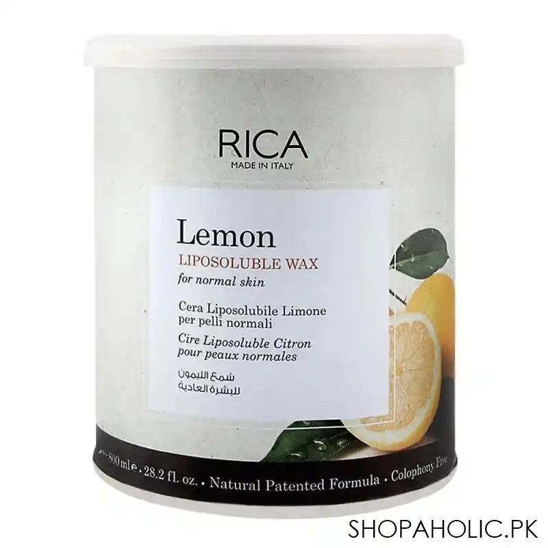 rica lemon normal skin lisposoluble wax 800ml main image