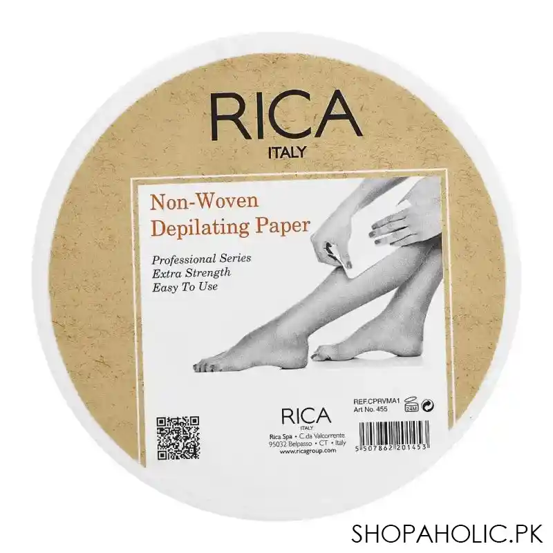 rica non woven depilating wax round paper roll, 455 main image