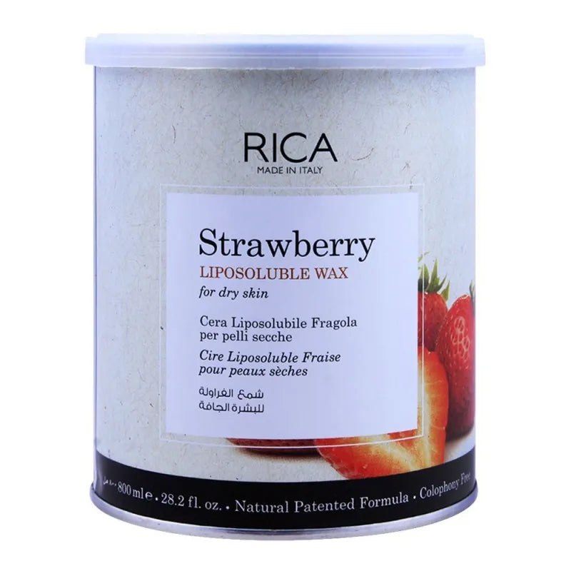 rica strawberry liposoluble wax, for dry skin, 800ml main image