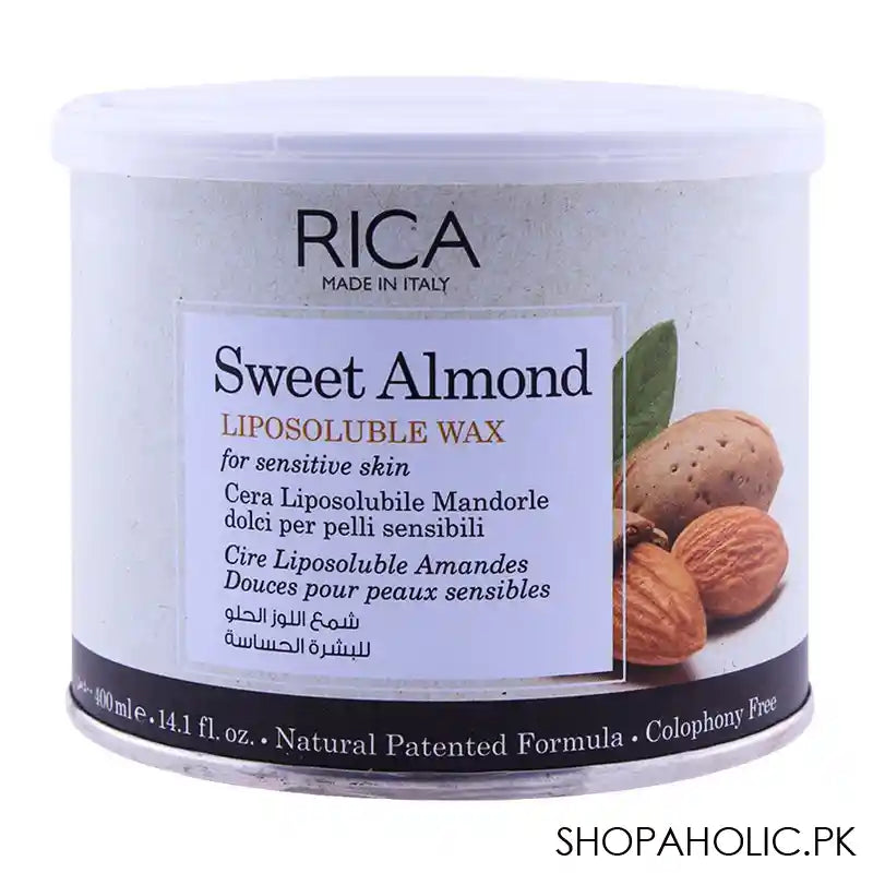 RICA Sweet Almond Sensitive Skin Lipsoluble Wax 400ml - Main Image