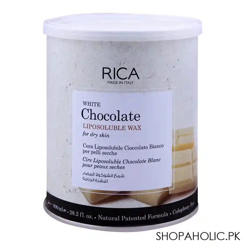 RICA White Chocolate Liposoluble Wax, For Dry Skin, 800ml - Main Image