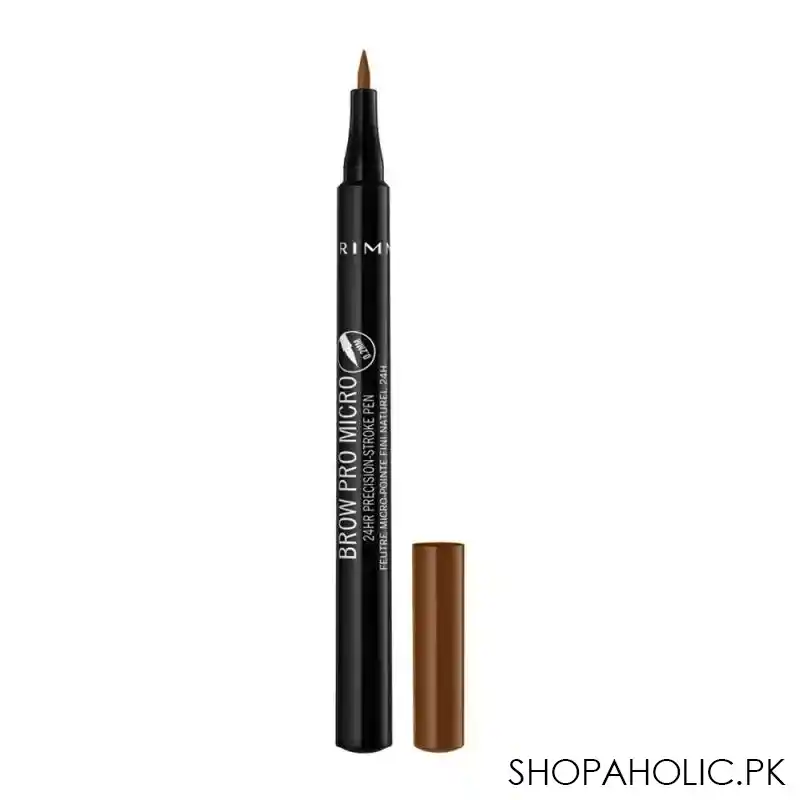 rimmel brow pro micro 24hr precision stroke pen, 002 honey brown main image