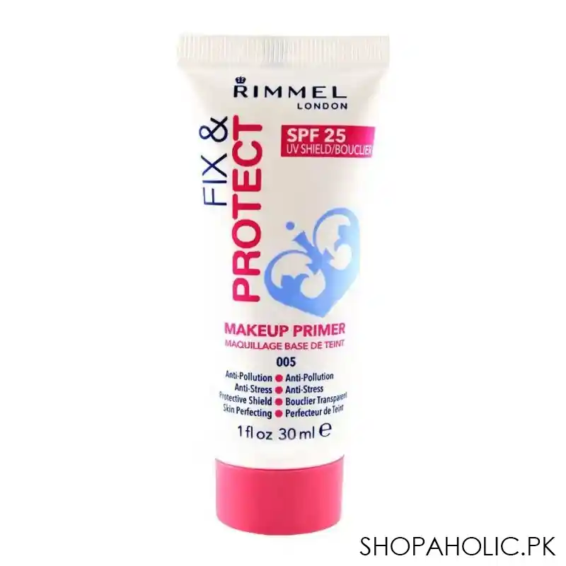 rimmel fix & protect makeup primer 005 30ml main image