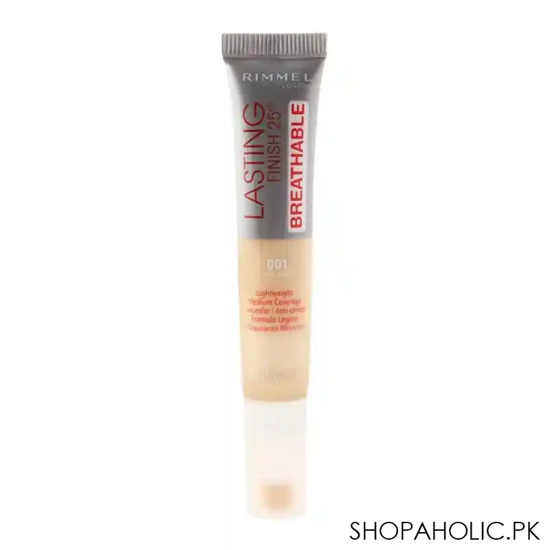 rimmel lasting finish 25hr breathable concealer 001 light ivory main image