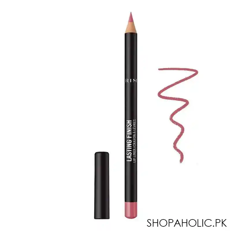 rimmel lasting finish lip liner pencil, 120 pink candy main image