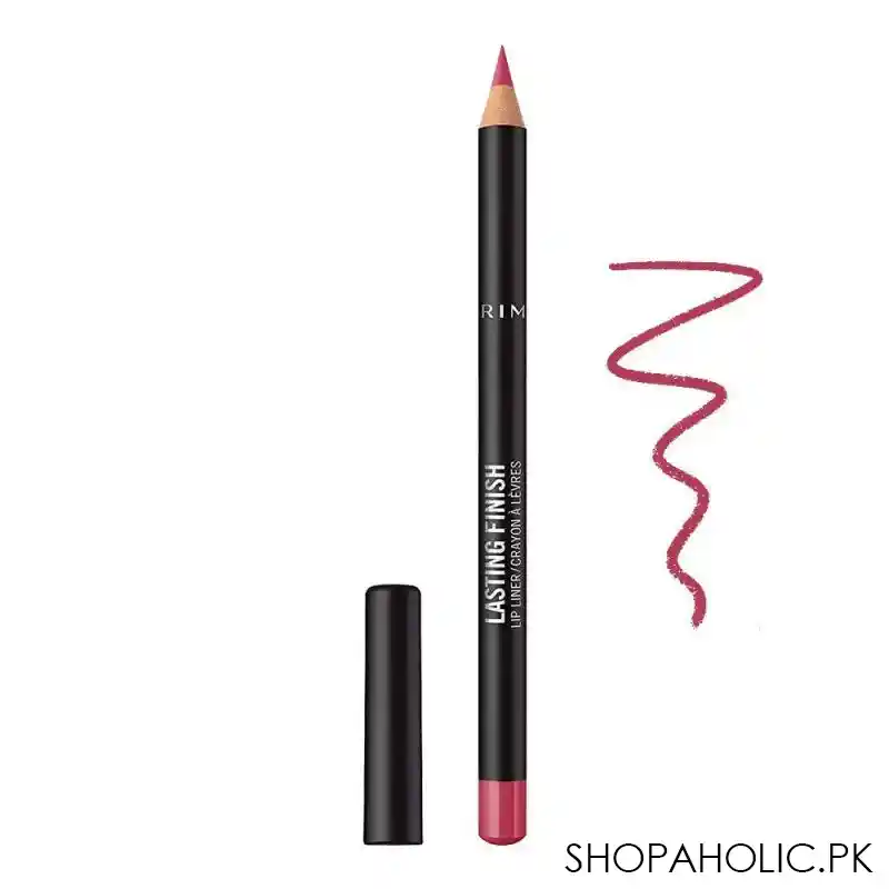 rimmel lasting finish lip liner pencil, 195 sunset pink main image