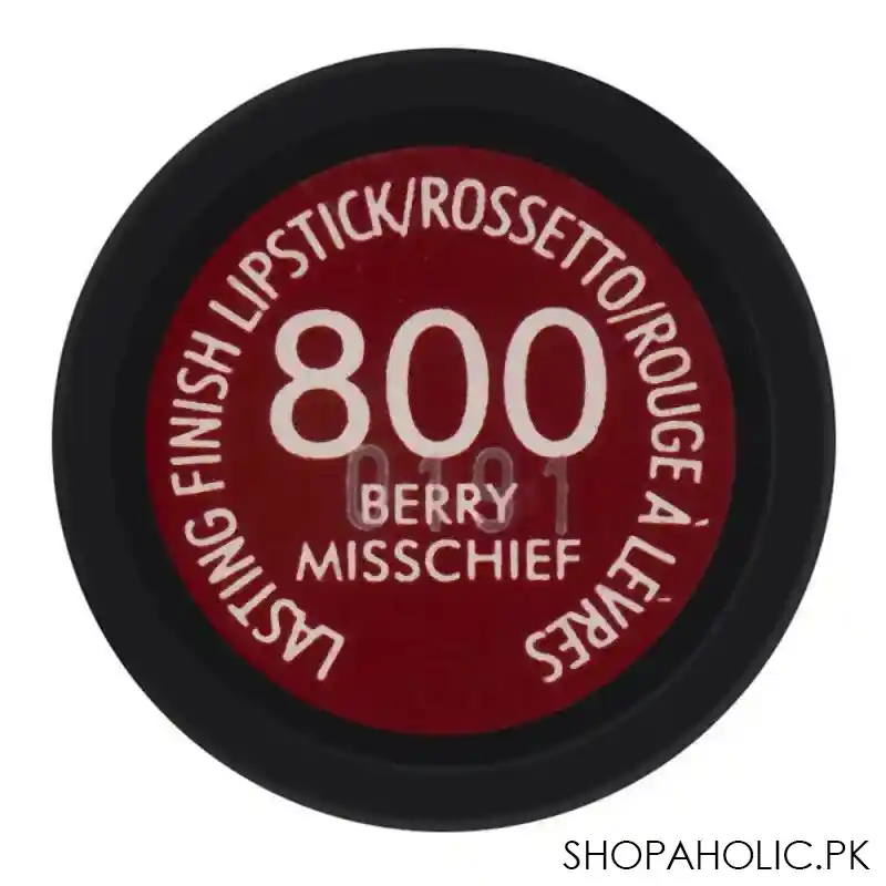 rimmel lasting finish lipstisk, 800 berry miss chief image3