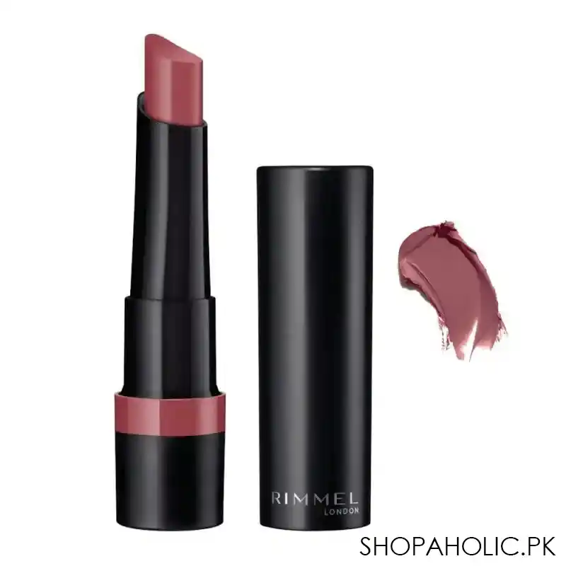 rimmel lasting finish matte lipstick 220, mauve bliss main image