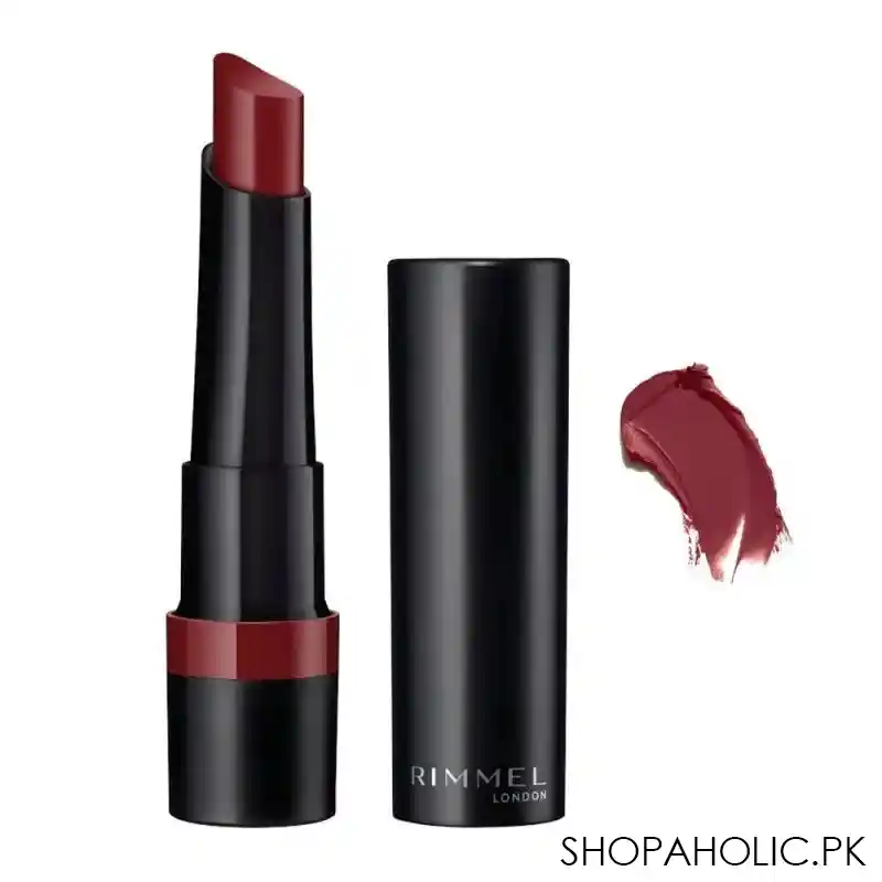 rimmel lasting finish matte lipstick 530, hollywood red main image