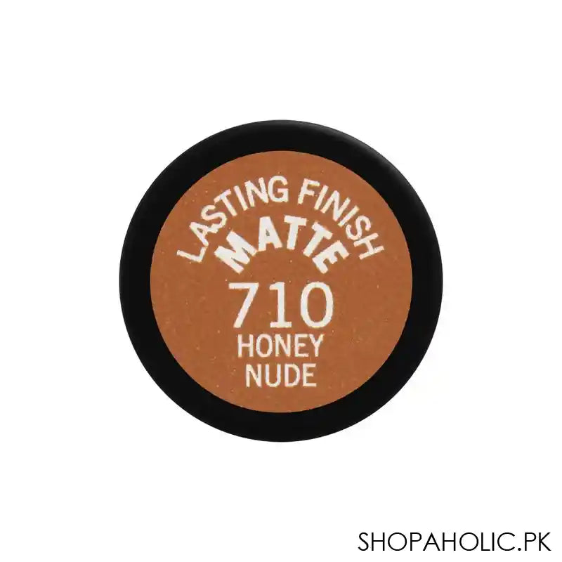 Rimmel Lasting Finish Matte Lipstick, 710 Honey Nude - Image 4