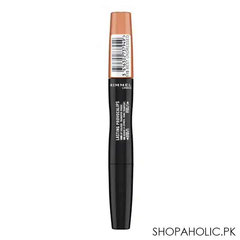 rimmel lasting provocalips 18h lip colour, 115, best undressed image2