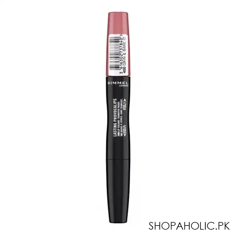 rimmel lasting provocalips 18h lip colour, 400, girin & bare it image2