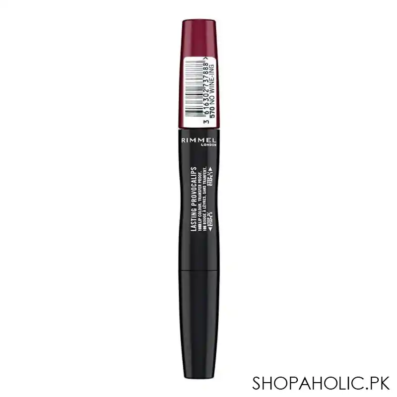 rimmel lasting provocalips 18h lip colour, 570, no wine ing image2