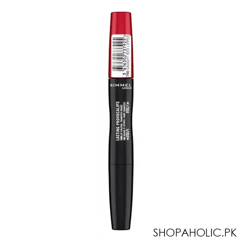 rimmel lasting provocalips 18h lip colour, 740, caught red lipped image2