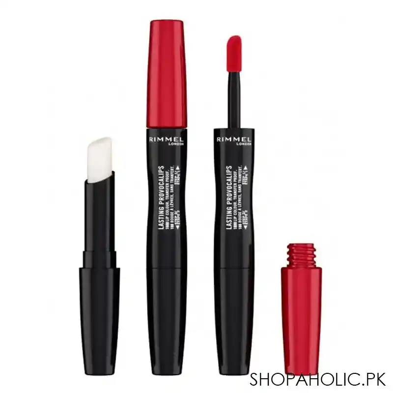 rimmel lasting provocalips 18h lip colour, 740, caught red lipped main image