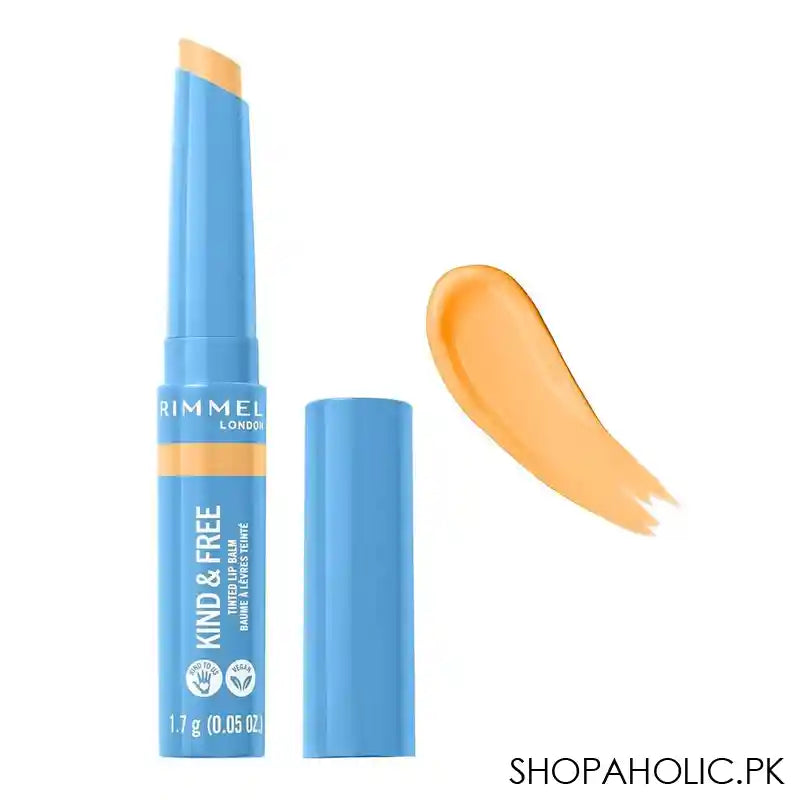 Rimmel London Kind & Free Tinted Lip Balm, Hydrating, Lightweight, 001 Air Storm, 1.7g - Main Image