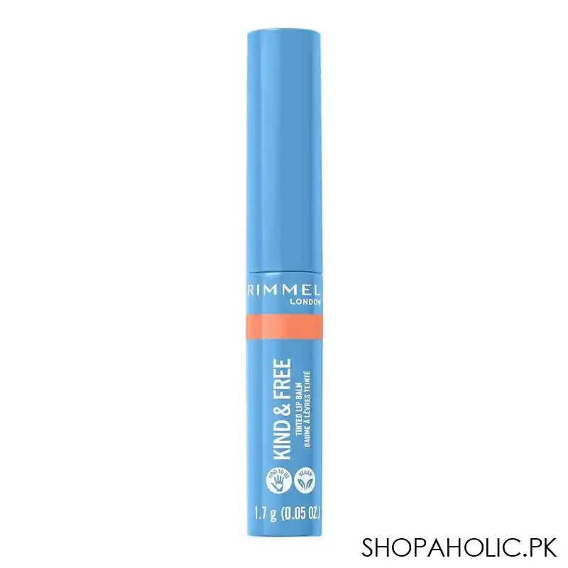 Rimmel London Kind & Free Tinted Lip Balm, Hydrating, Lightweight, 003 Tropical Spark, 1.7g - Image 3