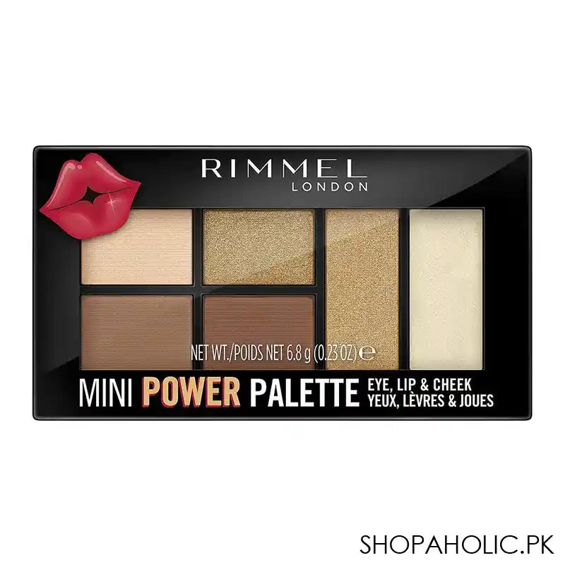 Rimmel Mini Power Palette, For Eye, Lip & Cheek, 002 Sassy - Image 4