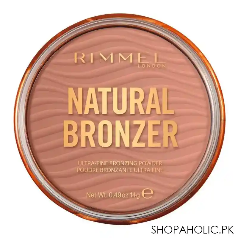 rimmel natural bronzer powder, 001, sunlight image2