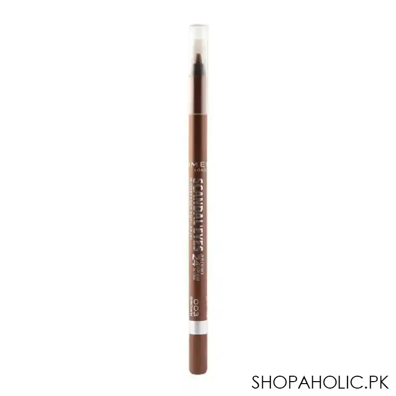 rimmel scandaleyes 24 hour waterproof kohl kajal 003 brown image2