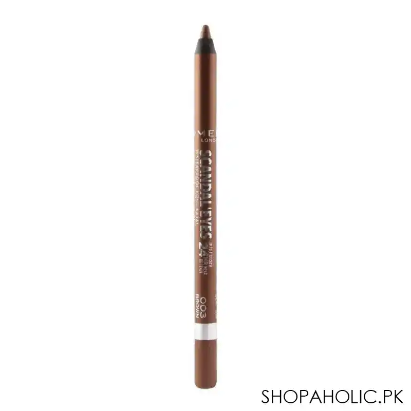 rimmel scandaleyes 24 hour waterproof kohl kajal 003 brown main image