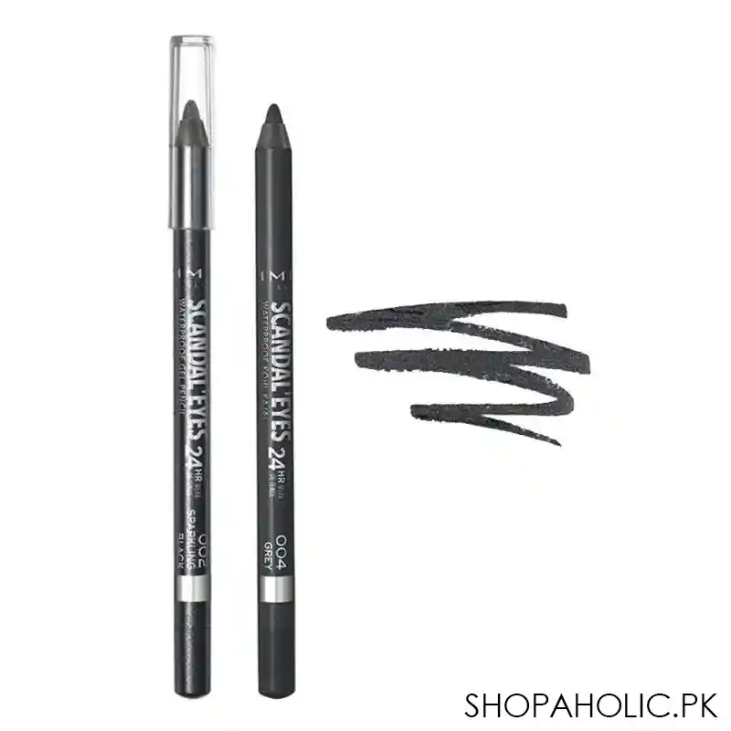 rimmel scandaleyes 24h waterproof kohl kajal, x2 offer pack main image