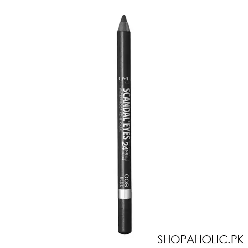 rimmel scandaleyes 24hr waterproof kohl kajal 002 sparkling black main image