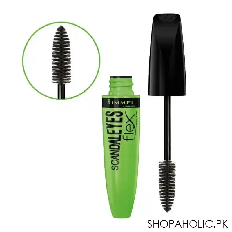 rimmel scandaleyes flex mascara, 003 extreme black main image