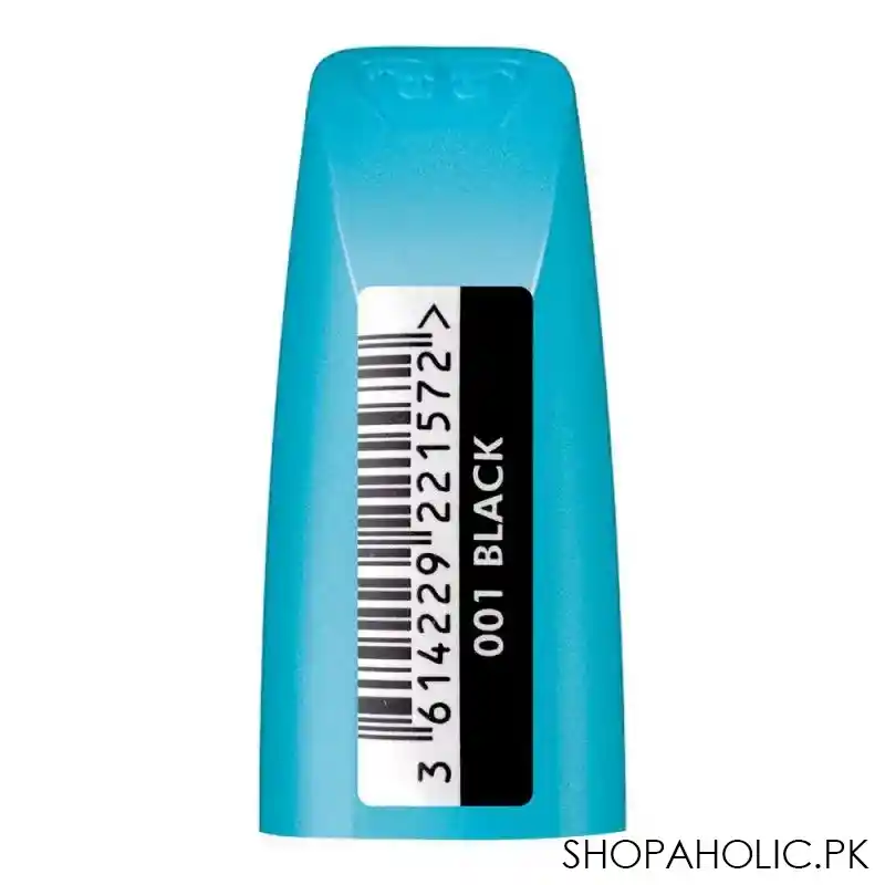 rimmel scandaleyes volume on demand waterproof mascara, 001 black image3